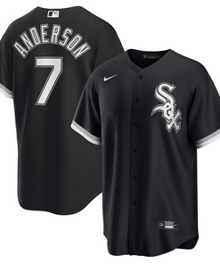 Tim Anderson 7 Chicago White Sox Alternate Player Jersey - Black