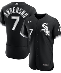 Tim Anderson Chicago White Sox Alternate Authentic Player Jersey - Black Mlb