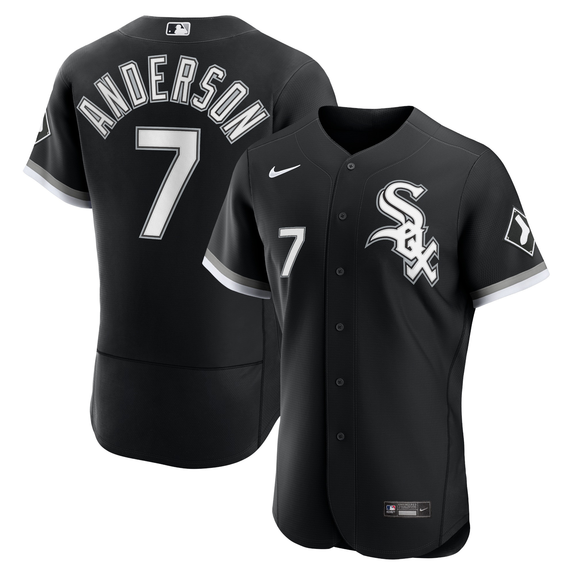 Tim Anderson Chicago White Sox Alternate Authentic Player Jersey - Black Mlb
