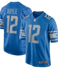 Tim Boyle Detroit Lions Game Player Jersey - Blue Nfl