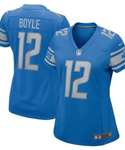 Tim Boyle Detroit Lions Womens Game Player Jersey - Blue Nfl