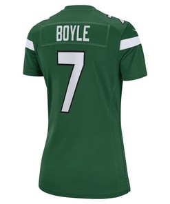 Tim Boyle New York Jets Women's Player Game Jersey - Gotham Green