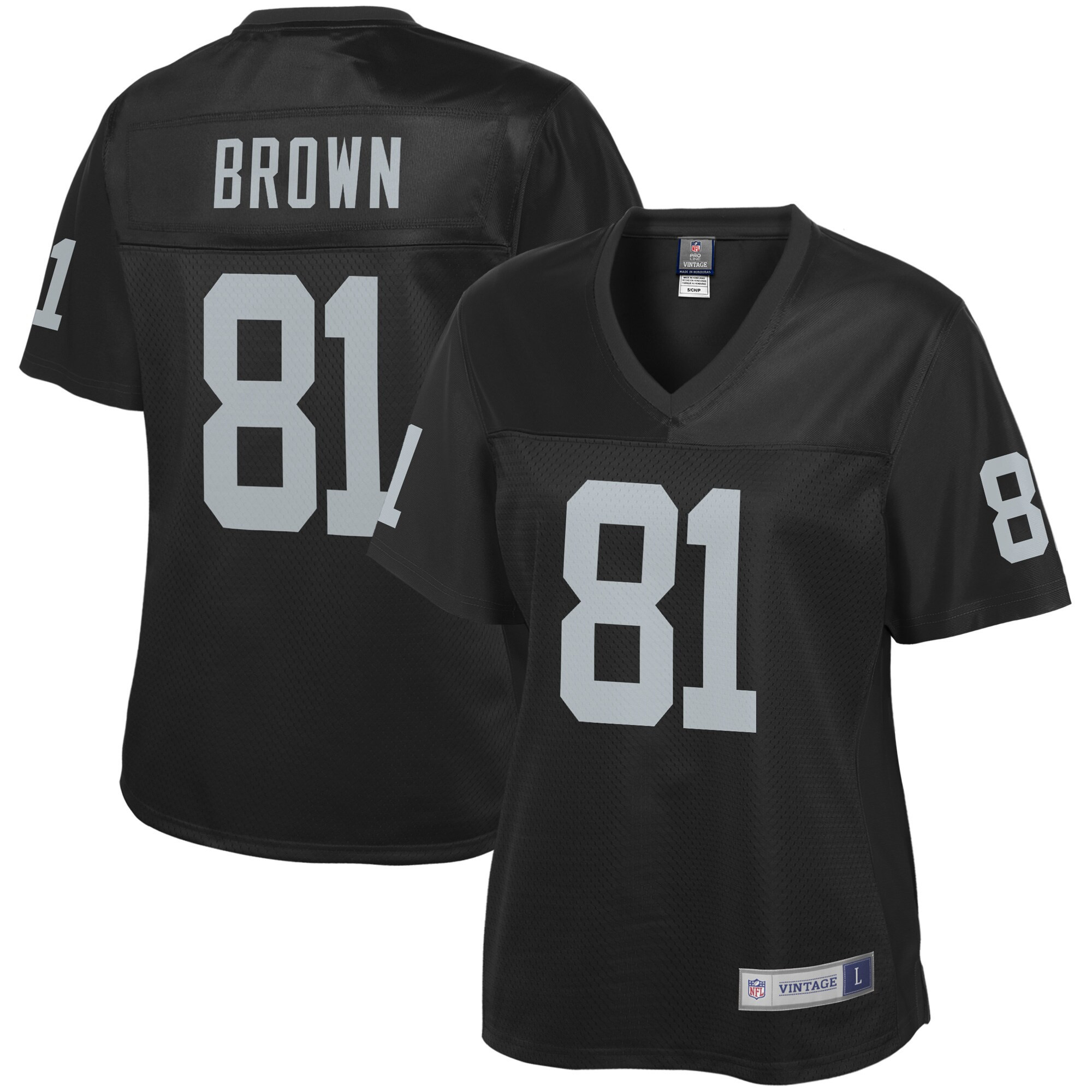 Tim Brown Las Vegas Raiders Nfl Pro Line Womens Retired Player Jersey - Black Nfl