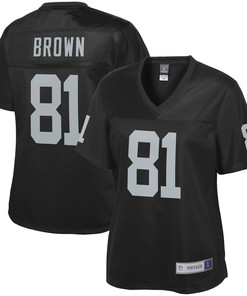 Tim Brown Las Vegas Raiders Nfl Pro Line Womens Retired Player Jersey - Black Nfl