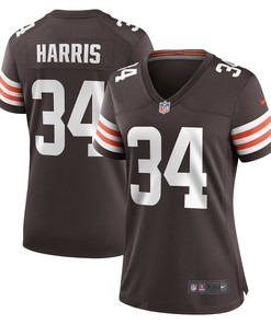 Tim Harris Cleveland Browns Womens Game Jersey - Brown Nfl