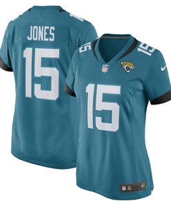 Tim Jones Jacksonville Jaguars Women's Game Player Jersey - Teal