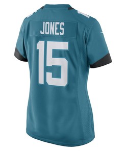 Tim Jones Jacksonville Jaguars Women's Game Player Jersey - Teal