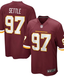 Tim Settle Washington Football Team Game Player Jersey - Burgundy Nfl