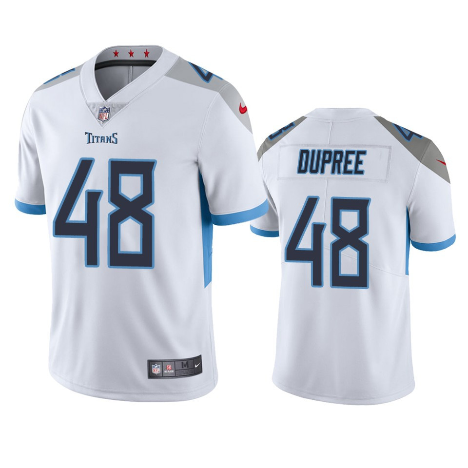 Titans Bud Dupree 48 Vapor Limited White Jersey
