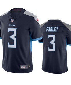 Titans Caleb Farley 2021 Nfl Draft Navy Vapor Limited Jersey