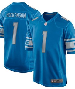 T.j. Hockenson Detroit Lions 2019 Nfl Draft First Round Pick Game Jersey Blue 2019