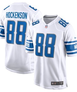 T.j. Hockenson Detroit Lions Game Jersey - White Nfl