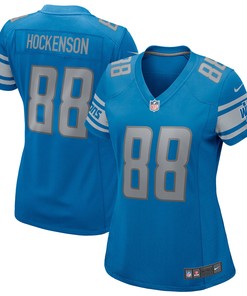 Tj Hockenson Detroit Lions Womens Game Jersey Blue Nfl