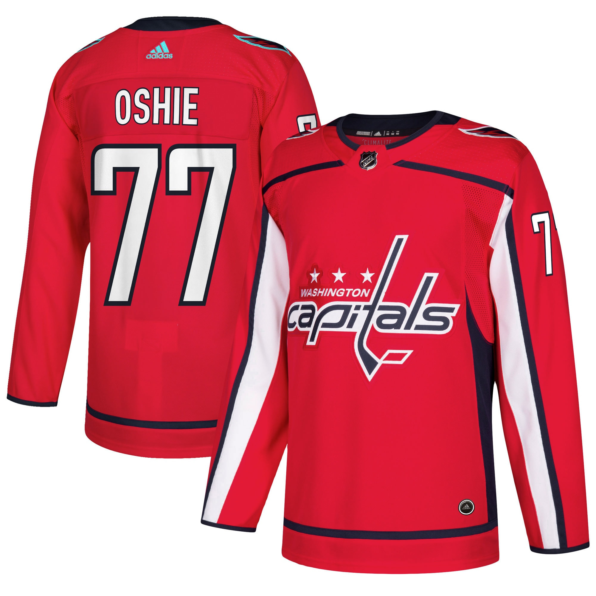 Tj Oshie Washington Capitals Adidas Authentic Player Jersey - Red Nhl