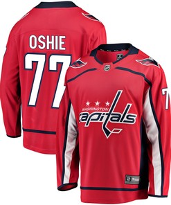 Tj Oshie Washington Capitals Fanatics Branded Breakaway Player Jersey - Red Nhl