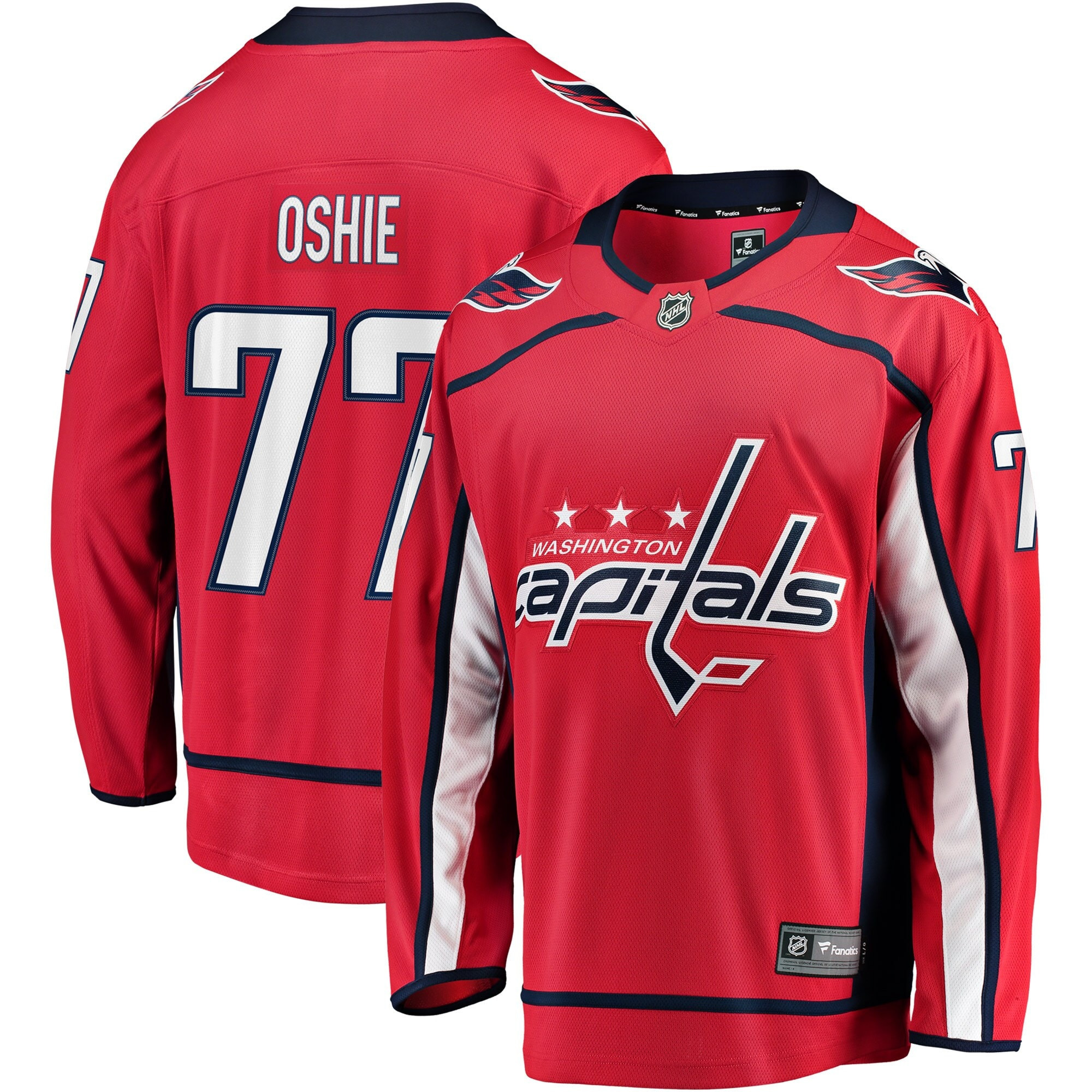 Tj Oshie Washington Capitals Fanatics Branded Home Breakaway Player Jersey - Red Nhl