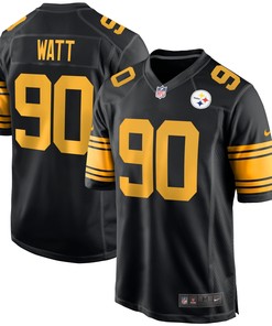 T.j. Watt Pittsburgh Steelers Alternate Game Player Jersey - Black Nfl