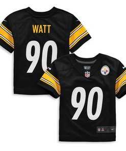 T.j. Watt Pittsburgh Steelers Toddler Player Game Jersey - Black Nfl