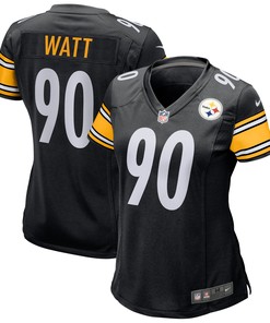T.j. Watt Pittsburgh Steelers Womens Game Player Jersey - Black Nfl