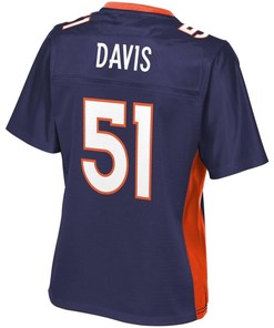Todd Davis Denver Broncos Nfl Pro Line Womens Alternate Player Jersey - Navy