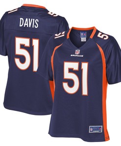 Todd Davis Denver Broncos Nfl Pro Line Womens Alternate Player Jersey - Navy
