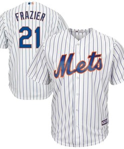 Todd Frazier New York Mets Official Cool Base Player Jersey - White Royal