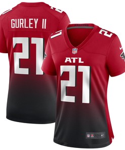 Todd Gurley Ii Atlanta Falcons Womens 2nd Alternate Game Jersey Red Nfl