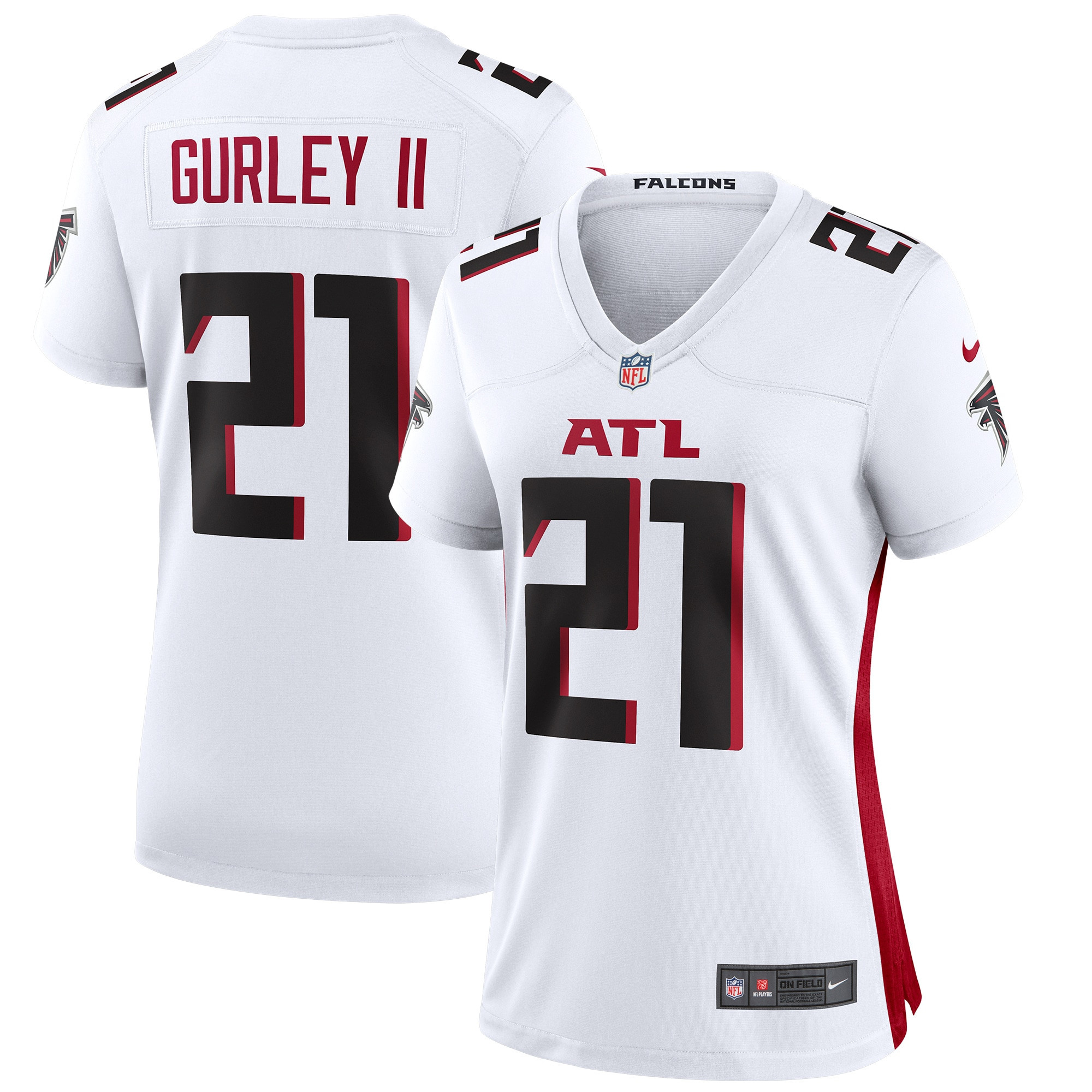 Todd Gurley Ii Atlanta Falcons Womens Game Jersey - White Nfl