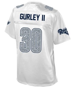 Todd Gurley Ii Los Angeles Rams Nfl Pro Line Womens White Out Fashion Jersey - White