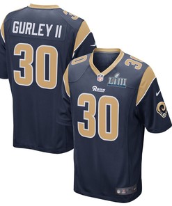 Todd Gurley Ii Los Angeles Rams Nike Super Bowl Liii Bound Game Jersey - Navy