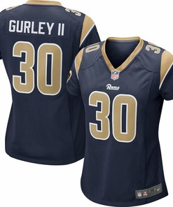 Todd Gurley Ii Los Angeles Rams Nike Womens Player Game Jersey - Navy