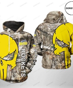 Toledo Rockets NCAA Camo Veteran Hunting Awesome 3D Hoodie