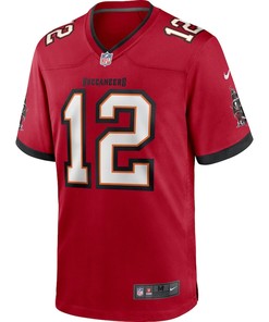 Tom Brady 12 Tampa Bay Buccaneers Game Jersey - Red