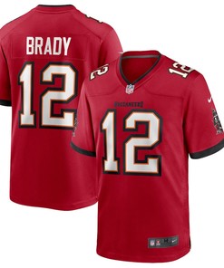 Tom Brady 12 Tampa Bay Buccaneers Game Player Jersey - Red