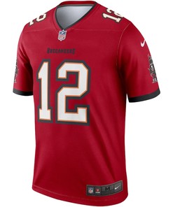 Tom Brady 12 Tampa Bay Buccaneers Legend Jersey - Red