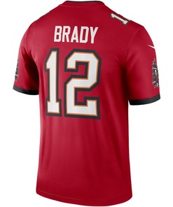 Tom Brady 12 Tampa Bay Buccaneers Legend Jersey - Red