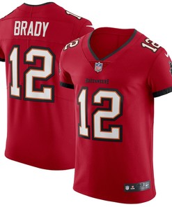 Tom Brady 12 Tampa Bay Buccaneers Vapor Elite Jersey - Red