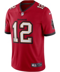 Tom Brady 12 Tampa Bay Buccaneers Vapor Limited Jersey - Red