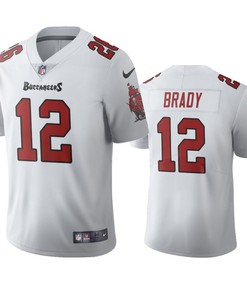 Tom Brady 12 Tampa Bay Buccaneers White Vapor Limited Jersey