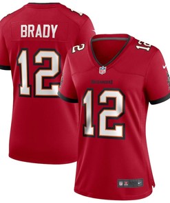 Tom Brady 12 Tampa Bay Buccaneers Women's Game Jersey - Red