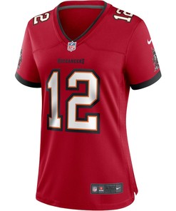 Tom Brady 12 Tampa Bay Buccaneers Women's Game Jersey - Red