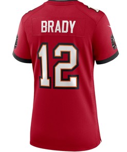 Tom Brady 12 Tampa Bay Buccaneers Women's Game Jersey - Red