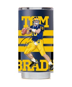 Tom Brady Navy Tumbler - Tampa Bay Buccaneers Fan Favorite