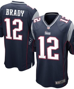 Tom Brady New England Patriots Nike Game Jersey - Navy Blue