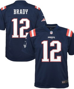 Tom Brady New England Patriots Nike Youth Color Rush Game Jersey - Navy
