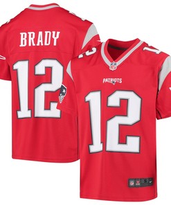 Tom Brady New England Patriots Nike Youth Inverted Game Jersey - Red