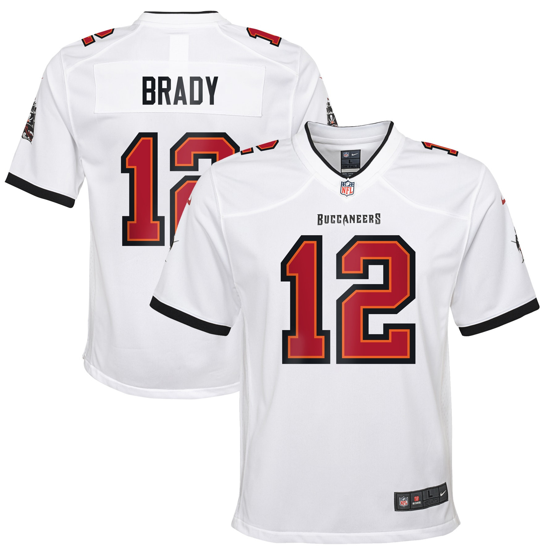 Tom Brady Tampa Bay Buccaneers Game Jersey - White Nfl