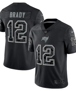 Tom Brady Tampa Bay Buccaneers RFLCTV Limited Jersey - Black