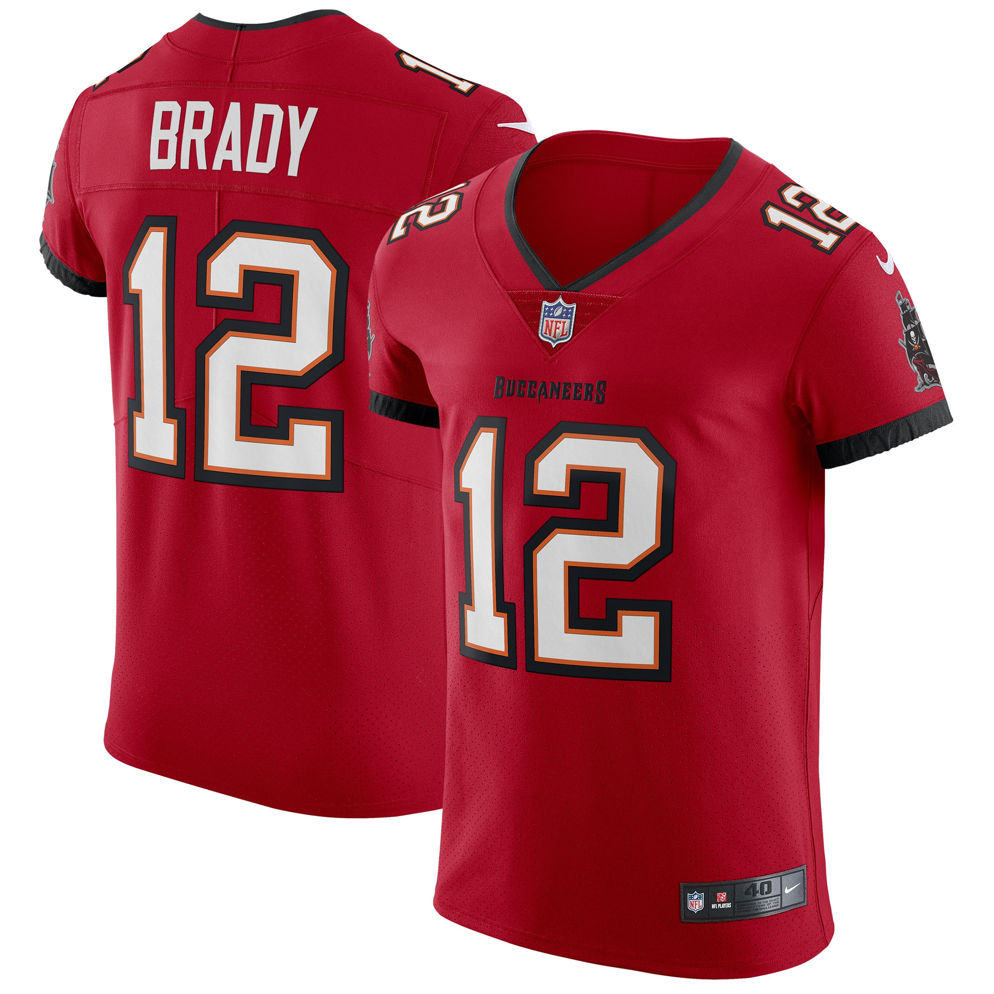 Tom Brady Tampa Bay Buccaneers Vapor Elite Jersey Red Nfl