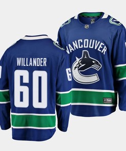 Tom Willander #60 Vancouver Canucks 2023 NHL Draft Home Men Jersey - Navy